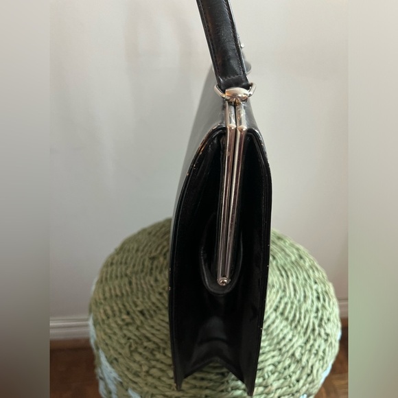 Vintage 50s Unbranded Top Handled Purse - Picture 4 of 12